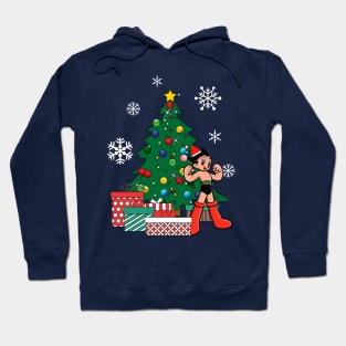 Astro Boy Around The Christmas Tree Hoodie